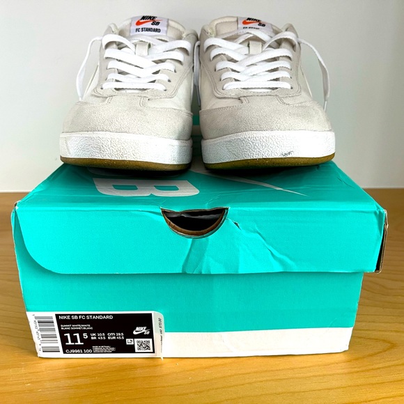 Men’s Nike SB FC Standard shoe. Size 11.5. Summit White. - Picture 7 of 8